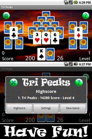 Tri Peaks HD – Tolles Kartenspiel für langweilige Momente