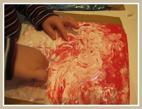 Fingerfarbe mal anders | no mess finger paint