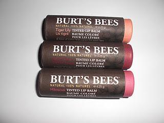 Burts Bees Tinted Lipbalms