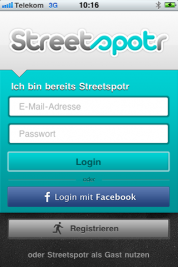 Streetspotr – auf dem iPhone ermöglicht es Ihnen, unterwegs Smart Jobbing zu betreiben