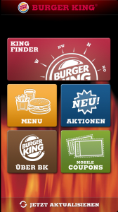 Die App zum Sonntag: Burger King für iOS und Android