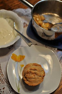 Apfel-Zimt-Muffins mit Frischkäsecreme