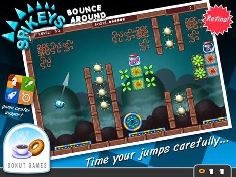 Spikey’s Bounce Around – Feines Puzzle-Spiel mit einer netten Spielidee