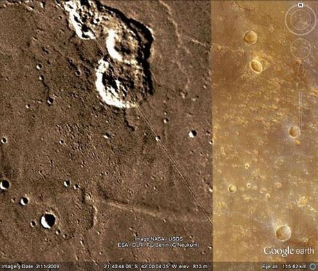 Mysteriöse Spuren auf der Marsoberfläche