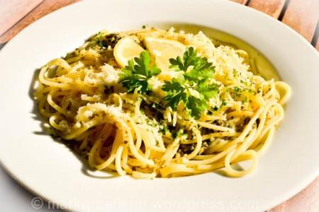 Nudeln machen glücklich: Spaghetti mit Zitronensauce