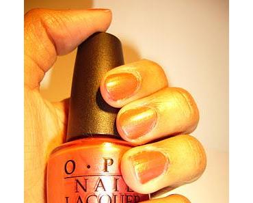 Swatch | O.P.I Nagellack - Nailpolish |  Conga-Line Coral | NOTD