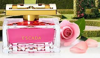 Parfümprobe von Escada -Wahl zwischen Especially Escada oder Taj Sunset