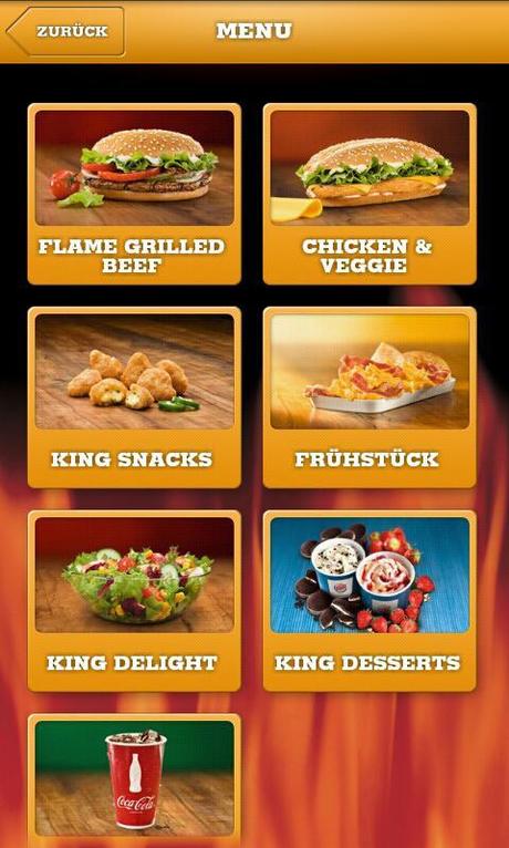Burger King DE – Nutze Sparscheine und Coupons direkt über das Display deines Android Phone