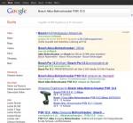 Akkuschrauber Suchergebnis bei Google