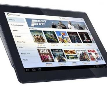 Sony Video Unlimited auf dem Sony Tablet S im Test. (Video)