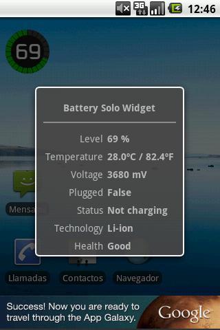 Battery Solo Widget – Optisch sehr schicke Anzeige des Ladezustands