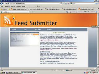 Feed Submitter trägt RSS-Feeds in Verzeichnisse ein