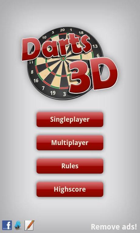 Darts 3D – Spiele alleine oder online gegen zahlreiche Gegner