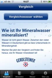 Mein Wasser – Mineralwässer im Vergleichstest auf iPhone und iPod touch