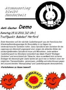 Herford – Castor-Demo 19.11.