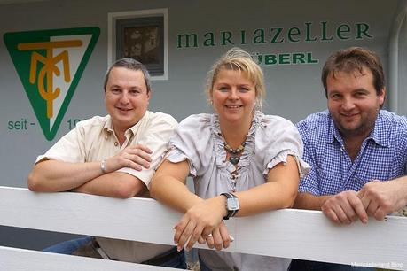 Das Team vom Mariazeller Stüberl - Sproki, Martina und Bernd
