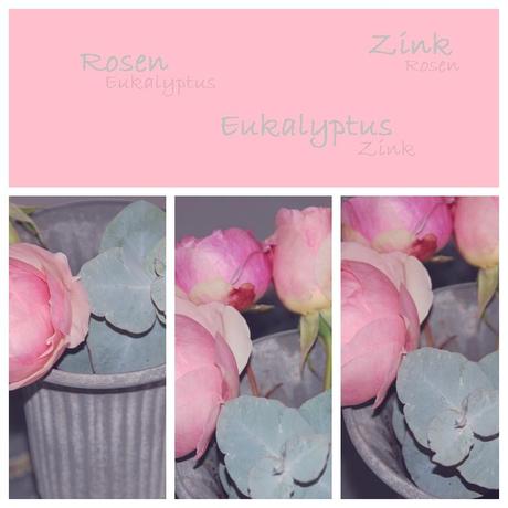 Rosen treffen auf Eukalyptus- roses meets eukalyptus
