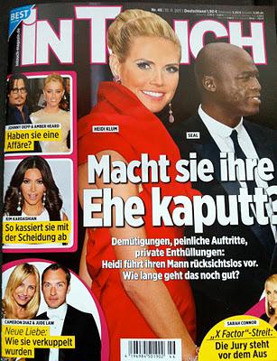Veröffentlichung Magazin InTouch (Heft Nr.46 - 10.11.2011)
