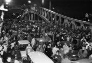 Mauerfallgedenken an der Bösebrücke