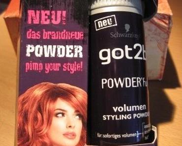 Schwarzkopf got2b POWDER'ful Volumen Styling Powder