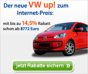 Der neue VW up! mit Top-Rabatt