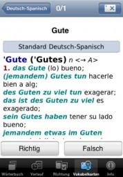 Spanisch  Deutsch Wörterbuch – für iPad, iPhone, iPod touch aus dem Hause Langenscheidt, heute kostenlos