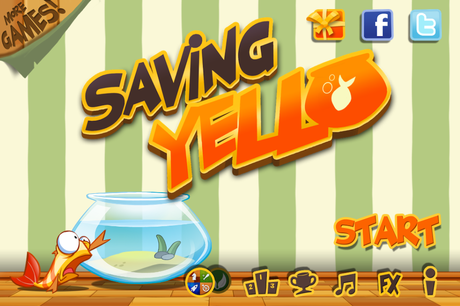 Saving Yello: Goldfisch Yello fliegt ab heute durch den App Store