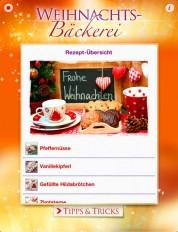 Plätzchen und Weihnachtsbäckerei – Rezepte & Tipps in schöner Aufmachung auf dem iPad