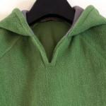 Zipfel-Kapuzen-Shirt grün