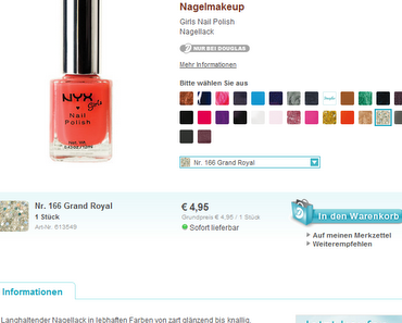 NYX bei Douglas Österreich