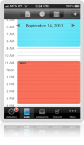 aTimeLogger – auf dem iPhone und Sie überblicken den zeitlichen Aufwand Ihrer Aktivitäten
