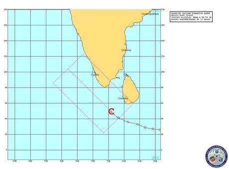 Zyklonsaison Nordindik: System 98B entwickelt sich weiter - erste Warnungen, Thane, Sri Lanka, Zyklonsaison Nordindik, 2011, November, aktuell, Indischer Ozean Indik, 