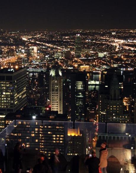 Beauty is where you find it #20- {City lights in NYC, Top of the Rocks}