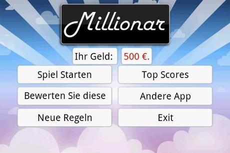 Millionär – Altbekanntes Ratespiel mit leichten Modifikationen