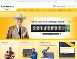 Screenshot Solarworld Website