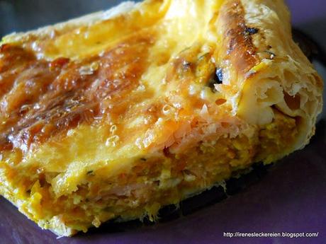 Quiche mit Butternut-Kürbis und Räucherlachs von Monika