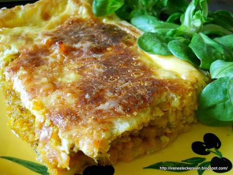 Quiche mit Butternut-Kürbis und Räucherlachs von Monika