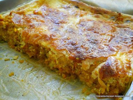 Quiche mit Butternut-Kürbis und Räucherlachs von Monika