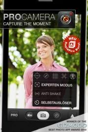 ProCamera – die hervorragende Kamera App für iPad, iPhone, iPod touch momentan stark preisreduziert