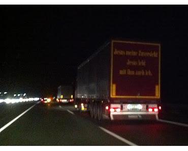 Jesus auf der Autobahn