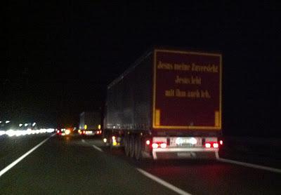 Jesus auf der Autobahn
