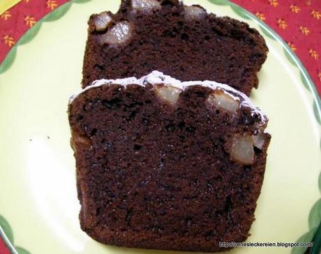 Schoko-Birnen-Cake