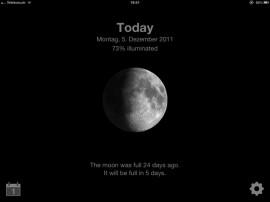 Mooncast – auf dem iPad, iPhone, iPod touch und man sieht den Mann auf dem Mond