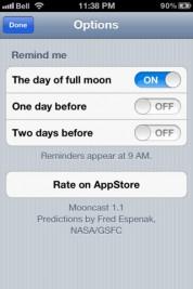 Mooncast – auf dem iPad, iPhone, iPod touch und man sieht den Mann auf dem Mond
