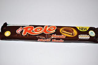 Rolo Biscuits, Cadbury Shortcake Snack! und Fox's Echo Original und Mint