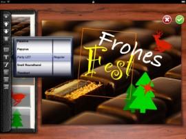 Christmas C@rds HD – und Sie erstellen Ihre Weihnachtskarten auf dem iPad selber