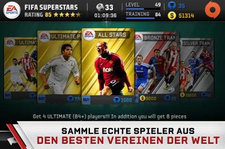 FIFA Superstars: Managementspiel jetzt auch für iPhone, iPad und iPod Touch!