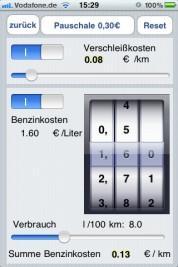 Benzinkostenrechner – aktueller mehr denn je auf dem iPad, iPhone, iPod touch
