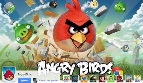 Auf Google+ Angry Birds spielen