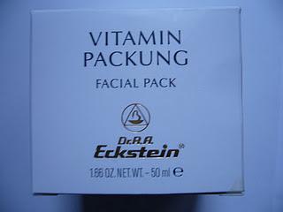 Review | Dr. R.A. Eckstein Vitamin Packung | Facial Pack